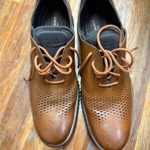 Cole Haan Tan Leather Oxfords